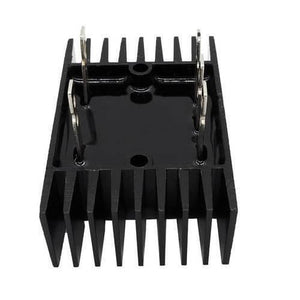 Three Phase Full Bridge Rectifier SQL100A 1200V AC To DC Diode Rectifier Bridge Module - a black rectangular diode bridge module with integrated cooling fins and four metal spade terminals.