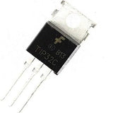 TIP32C Bipolar PNP Transistor 100V 3A TO-220 - shown as a single black TO-220 component with three metallic pins and a metal mounting tab with a hole.