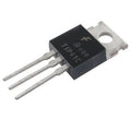 TIP41C TIP41 NPN Power Transistor - a black electronic component with three metal pins and a silver mounting tab, shown from an angled perspective.