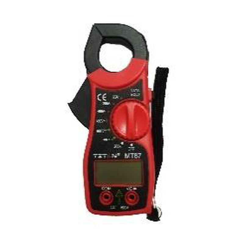 TITAN MT87 Pocket Digital Clamp Meter - red and black TITAN MT87 pocket clamp meter with wrist strap