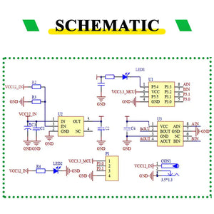 TJ-56-551 Unassemboled DIY Ultrasonic Levitation Kit Floating Standing Wave Control DIY Soldering Project Electronic Kit Acoustic Suspension 12V - a technical schematic diagram showing electronic components, connections, and power input ports.
