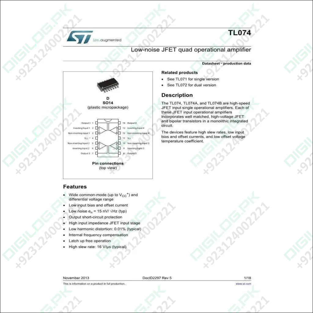 DELL TL074C SMD in Pakistan