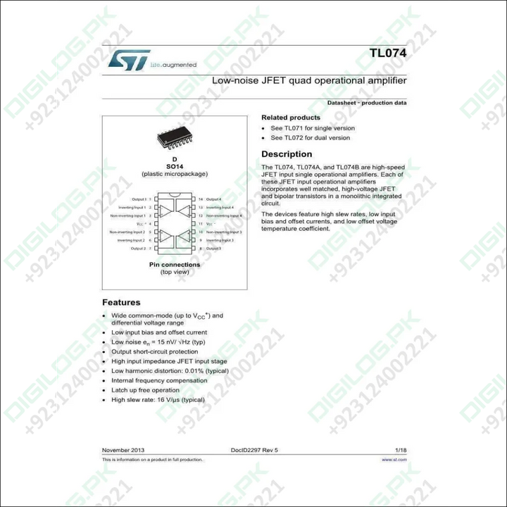 DELL TL074C SMD in Pakistan