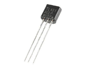 TL431 Regulator - a black three-pin electronic component featuring the text "TL431 ACLP" printed on its top surface.