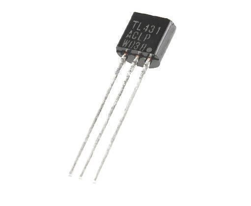 TL431 Regulator - a black three-pin electronic component featuring the text "TL431 ACLP" printed on its top surface.