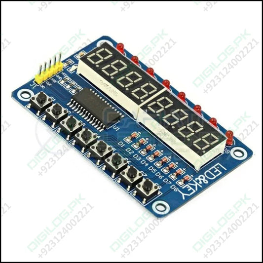 Tm1638 8 Digit 7 Segment Display With Led’s And Switches