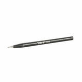 Tni-u 30W Sharp Soldering Tip Iron Head Tools For Rework Station - a slender, dark grey metal soldering iron tip with a pointed silver-colored end and white text printed on its side.