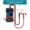 TOOLTOP ET2202 Car Battery Tester - colour screen tester with red and black battery clips and labelled keys
