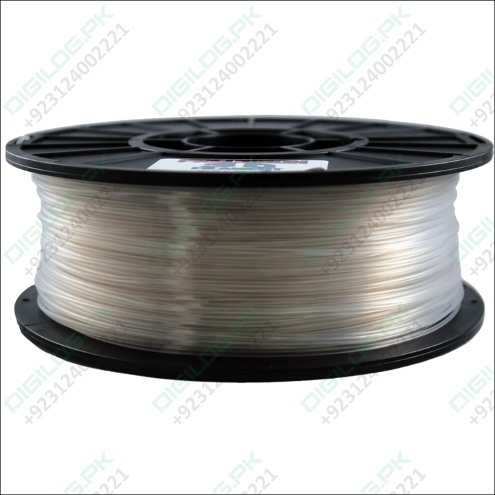 Clear spool of ABS 3D printer filament for printing in Pakistan. 1.75mm, 500g