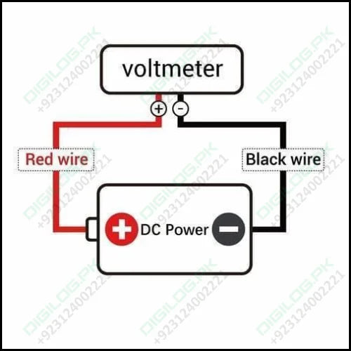 Two Wire 0.28 Inch Led Mini Dc Voltmeter Digital Display