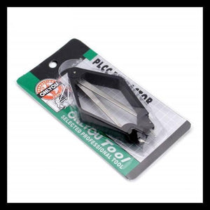 Ty-610 PLCC IC Circuit Board Extractor Tool Chip Pull Up Machine Clip - shown in its original retail packaging with a black plastic handle and metal gripping claws.