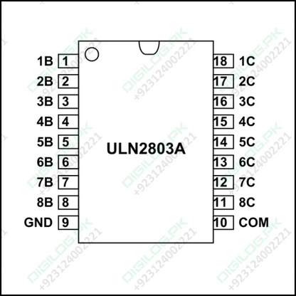Uln2803a Smd Hi-voltage Current Darlington Transistor Array