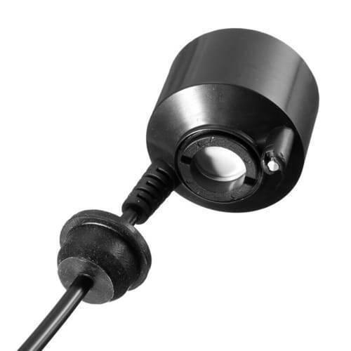 Ultrasonic Humidifier Mist Maker Air Humidifier Fog Maker - a close-up of the black circular misting head with a power cable and rubber grommet.