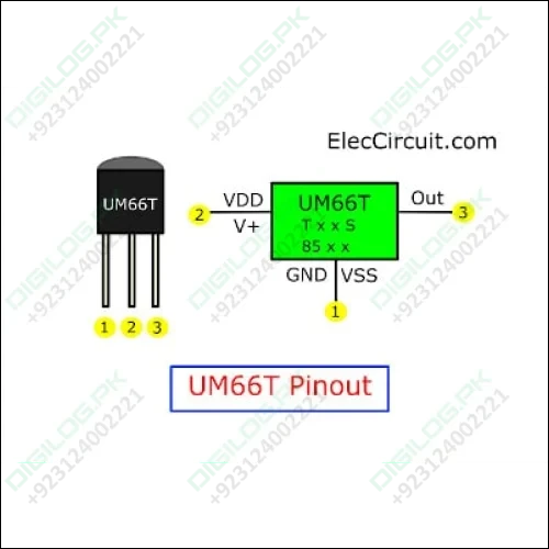 UM66 Melody Generator IC – CMOS LSI Sound Chip for Doorbells Toys Alarms - Sound ic