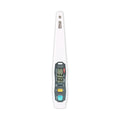 UNI-T A61 Digital Probe Thermometer – -40 to 250℃ Instant-Read, Food / Kitchen / BBQ Cooking Thermometer - a white, pen-shaped device with a digital display reading 31.3°C, three control buttons, and a metal probe tip.