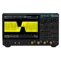 UNI-T MSO3054HD Mixed Signal Oscilloscope – 500 MHz, 4 Analog + 16 Digital Ch, 12-Bit, 2.5 GSa/s, 500 Mpts, 10.1" Touch, HD Bench Oscilloscope - a 10.1-inch screen displaying a yellow waveform, control knobs, buttons, and four analog input channels.