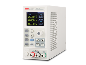 UNI-T UDP6730 360W Switching DC Power Supply – Single Channel, 0–40V / 0–30A, 10 mV / 1 mA, RS232 - a white benchtop unit with a digital display showing 22.50 V, 0.000 A, and 00.00 W, control buttons, and output terminals.