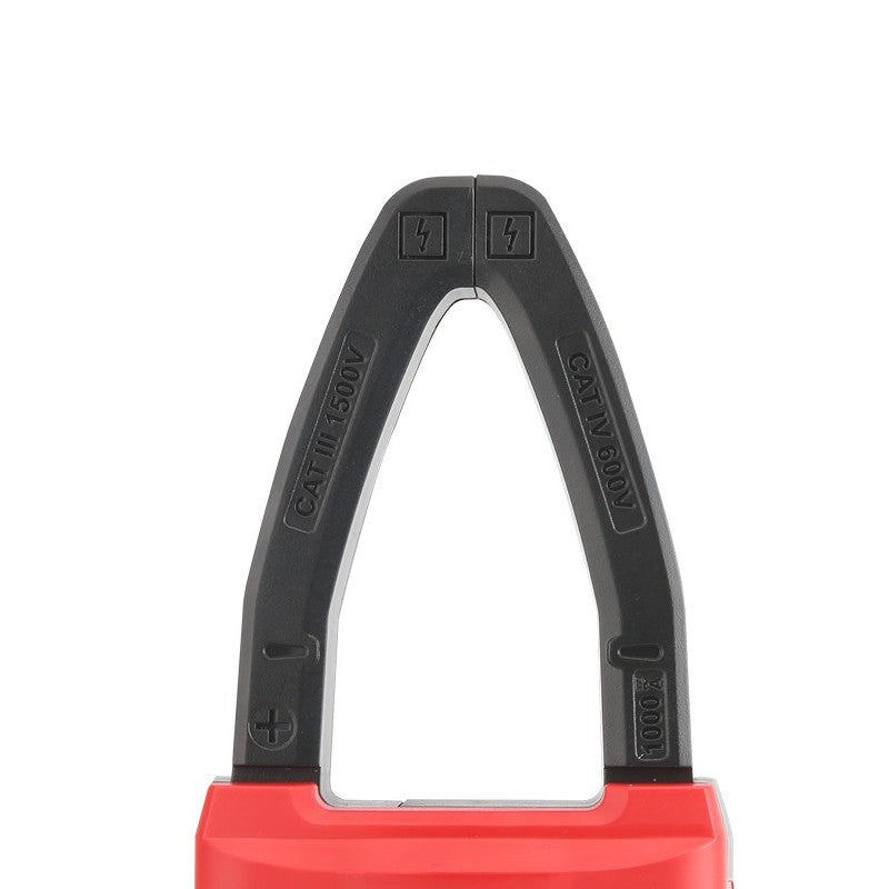 UNI-T UT-CS07 1000A AC/DC Current Probe (Clamp Sensor) for Digital Multimeters – CAT III 1500V, 50–400 Hz - a close-up of the black V-shaped clamp jaws with printed CAT III 1500V, CAT IV 600V, and 1000A markings.