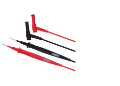UNI-T UT-L21 Universal Test Leads – CAT IV 600 V / CAT III 1000 V, 20 A, 0.9 m, Shielded Safety Plugs - show one red and one black probe with matching right-angle connectors and cables.