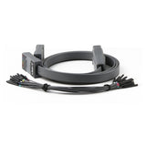 UNI-T UT-M15 16-Channel Logic Analyzer Probe Pod – for UPO/MSO Series Oscilloscopes (Mixed-Signal Debugging) - a grey multi-wire ribbon cable with two connector heads and individual color-coded wire leads.