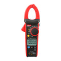 UNI-T UT216C True RMS Digital Clamp Meter – 600A AC/DC, 6000 Count, AC 750V / DC 1000V, Resistance, Capacitance, Frequency, Temperature, NCV, 30mm Jaw, CAT III 600V - a top jaw, rotary dial, yellow select button, LCD screen showing 0.000, and bottom ports.