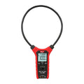 UNI-T UT281E True RMS Dual-Display Flexible Rogowski Clamp Meter – 3000A AC, 45.7cm (18") Flex Coil, Auto-Range, 6000 Count, IP54, 2m Drop-Proof - a digital display reading 59.99 Hz and 3000 A, with control buttons and ports visible.