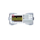 UNI-T UT3248+ Multi-Channel Temperature Recorder – 48 Channels, −200 to 1800°C, J/K/T/E/S/N/B/R Thermocouple, 4.3" LCD, USB / RS-232 / LAN Data Logger - a grey benchtop device with a 4.3-inch LCD screen showing bar graphs, keypad, and navigation buttons.