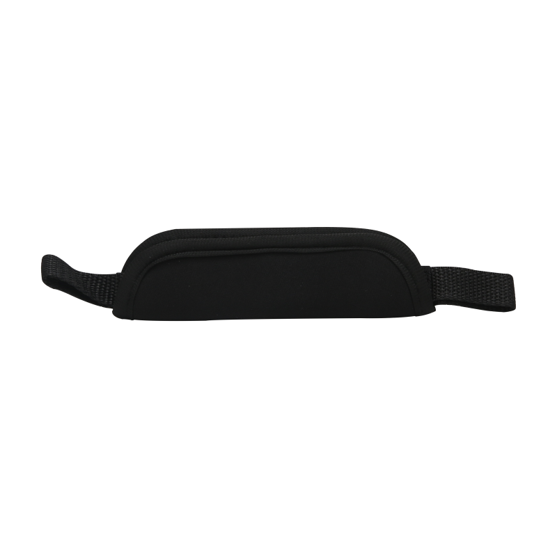 UNI-T UT337B Laser Particle Counter – 6-Channel 0.3–10 µm, ISO 21501-4, PM Mass Concentration, Temp / Humidity / Dew Point, 3.5" Colour LCD, Wi-Fi App - a black fabric padded strap with woven nylon ends.