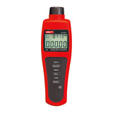 UNI-T UT371 non-contact laser tachometer front view showing 10RPM~99999RPM range