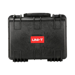 UNI-T UT516B Insulation Resistance Tester – Digital Megohmmeter - shown as a black, rectangular, hard-shell carrying case with a red UNI-T logo on the front.