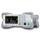 UNI-T UT5583 Insulation Resistance Meter – 10 kΩ to 10 TΩ, 1–1000 V DC, IR & Leakage Current, RS232/USB/Handler/LAN, 4.3" TFT - with a grey chassis, a 4.3-inch screen showing test results, a keypad, and front-facing ports and terminals.