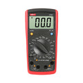 UNI-T UT603 Digital Inductance Capacitance Meter – 2000 Count, 2mH–20H, 2nF–600µF, 200Ω–20MΩ, hFE Transistor Test, Diode & Continuity, LC Component Tester - a central rotary dial, two buttons, a digital display reading 00.0, and ports.