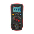 UNI-T UT60BT Bluetooth True RMS Digital Multimeter – 9999 Count, AC/DC 1000V, 10A, Wireless Data Logging via App, IP54, Temperature, NCV, CAT III 600V - black and red, showing a digital screen reading 9.999, a central rotary knob, function buttons, and input ports.