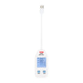 UNI-T UT658A USB Tester – Type-A, 4~24 V / 0.05~3 A, Capacity, Energy & Cable Resistance, QC 2.0/3.0 - a white handheld device with a USB cable, a digital display showing 4.67V and 0.80A, and two buttons labeled Mode and Read.