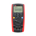UNI-T UT71C High-Precision Intelligent True RMS Digital Multimeter – 40000 Count, AC/DC 1000V, 0.025% Accuracy, 400MHz, Temperature, USB & Bluetooth - red and black, showing the front display reading 0.0000 V, a central rotary dial, function buttons, and input ports.