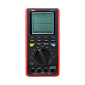 UNI-T UT81C Handheld Scopemeter – 16MHz Oscilloscope + 4000 Count Digital Multimeter, 80MS/S, AC/DC 1000V, Waveform Storage, USB, 2-in-1 Test Tool - the LCD screen, control buttons, rotary dial, and input ports on a white background.