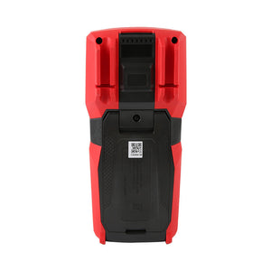 UNI-T UT89X True RMS Digital Multimeter – 6000 Count, AC/DC 1000V, 20A, Capacitance, Temperature, NCV, Live/Neutral Detection, Flashlight, CAT III 1000V - rear view showing the red and black plastic casing, a central battery compartment cover, and a built-in stand.