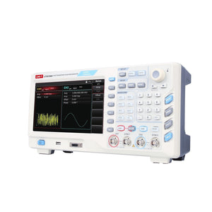 UNI-T UTG4162A 160 MHz 2-Channel Arbitrary Waveform Generator / Function Generator – 500 MSa/s - a white benchtop device with a color display, front panel buttons, a knob, and BNC ports.