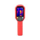 UNI-T UTI260B Heavy Duty Thermal Camera – 256×192, -20°C to 550°C, ≤60MK - a front-facing display with a thermal image, navigation buttons, and a central SET button.