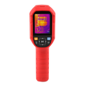 UNI-T UTI720B Thermal Imaging Camera – 256×192 IR (Super-Res 512×384), −20 to 550°C, ≤50 mK, T-Mix Fusion, Wi-Fi, Heavy-Duty Industrial Thermal Camera - a handheld grip, navigation buttons, and a screen displaying a thermal image of electrical wiring.
