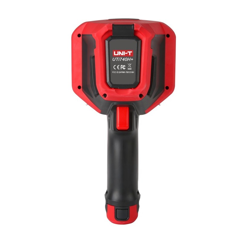 UNI-T UTI740H+ 400 Professional Enhanced Thermal Imager - shown from the rear with a central trigger button and a battery compartment.