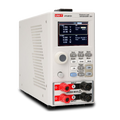 UNI-T UTL8212+ Programmable DC Electronic Load – 2 × 200 W, 0–150 V / 0–20 A, 5 kHz Dynamic, ¼ 4U, RS-232 (optional RS-485) - a white desktop unit with a digital display, control buttons, a rotary knob, and two sets of input terminals.