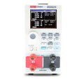 UNI-T UTL8212 Programmable DC Electronic Load – 200 W × 2 CH, 0–150 V / 0–20 A, 10 kHz Dynamic, ½ 2U, RS-232 - with a white chassis, digital display screen, control buttons, a rotary knob, and four input terminals.
