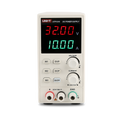 UNI-T UTP1310 Switching DC Power Supply – 320W Single Channel, 0–32V / 0–10A, 4-Digit LED, 10mV / 1mA Resolution, OVP & OCP, 3 Memory Presets - a white unit with a digital display reading 32.00V and 10.00A, control knobs, buttons, and three output terminals.