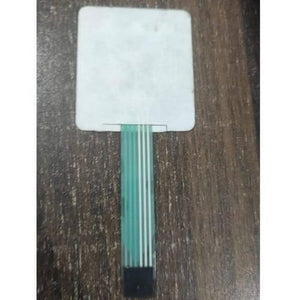 Up Down Keys Membrane Matrix Keypad For Arduino - a white square membrane keypad with a flat flexible ribbon cable ending in a black connector.