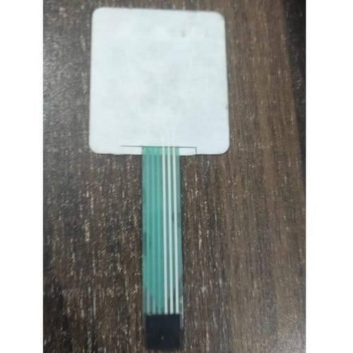 Up Down Keys Membrane Matrix Keypad For Arduino - a white square membrane keypad with a flat flexible ribbon cable ending in a black connector.