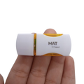 USB 5.0 MICRO SD CARD READER ( CLONE ) - shown in a hand, featuring a white rectangular body with yellow accents and the text "MAT 5.0 speed" printed on it.