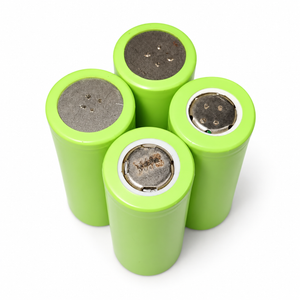 Used 1000mAh–2000mAh 3.7V 18650 lithium-ion cells, four-cell view