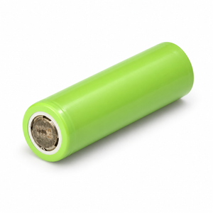 Used 1000mAh–2000mAh 3.7V 18650 lithium-ion cell, angled view