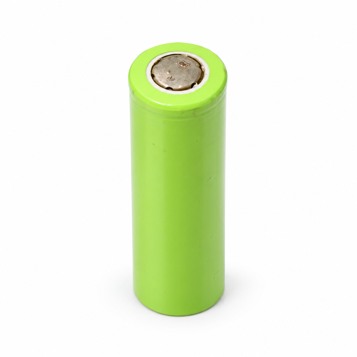 Used 1000mAh–2000mAh 3.7V 18650 lithium-ion cell, single front view